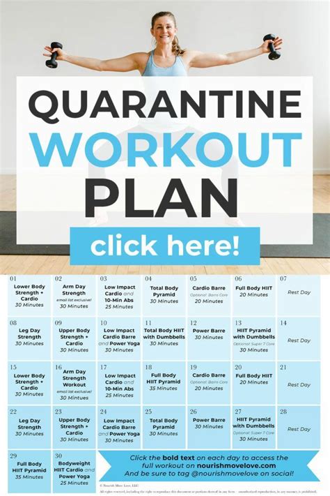 Quarantine Workout Plan Full Body Workout Plan Free Workout Plans Gym