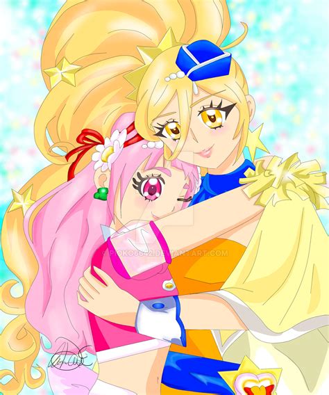 Cure Yell And Cure Etoile Hugtto Precure By Pioko6642 On Deviantart