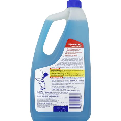 Armstrong Floor Cleaner Tile And Vinyl Concentrated Formula Fresh
