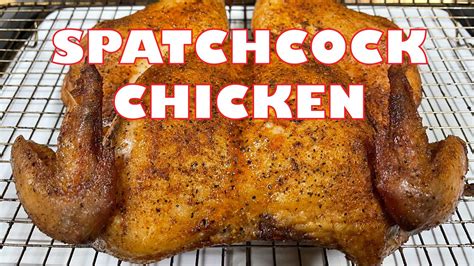 How To Spatchcock A Chicken Dry Brined Juicy Chicken Youtube