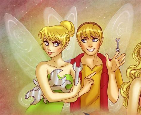 Tinkerbell And Terence Drawing By Daekazu Deviantart Tinkerbell