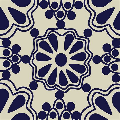 Clipart Mexican Tile Pattern B