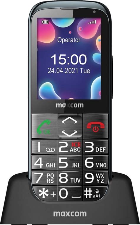 Maxcom Comfort Mm Eenvoudige Mobiele Telefoon Senioren Gsm Bol