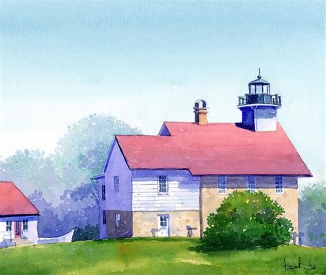 Port Washington Lighthouse Painting By James Faecke
