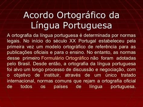 Por Dentro Do Novo Acordo Ortográfico Da Língua Portuguesa