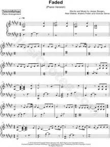 tutorialsbyhugo faded piano version sheet  piano solo   minor  print