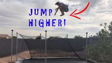 Strengthen your legs to jump. How To Jump Higher On A Trampoline Easy! - YouTube