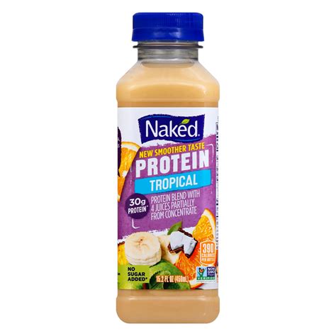 Naked Juice Tropical Protein Smoothie Shop Shakes Smoothies At H E B