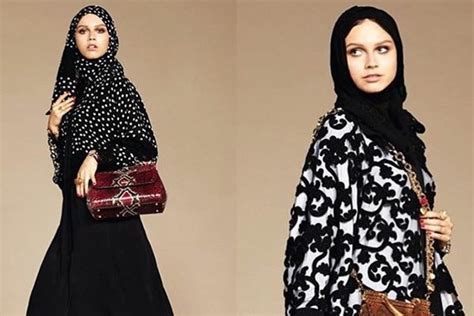 dolce and gabbana debuts first line of hijabs and abayas fashion dolce and gabbana business