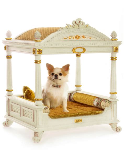 Dream Handmade Luxury Four Poster Pet Bed For Dogs