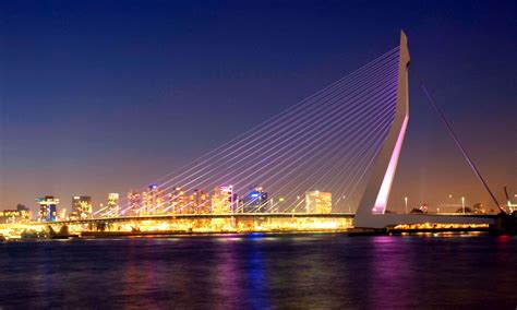 Erasmusbrug Erasmus Bridge Rotterdam Netherlands Rotterdam Brugge