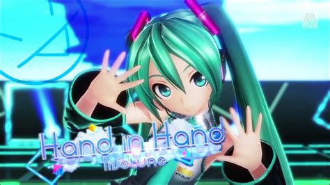 Hand In Hand Sub Esp Hatsune Miku Project Diva X Hd Youtube