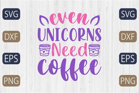 Even Unicorns Need Coffee Svg Graphic By Graphicbd · Creative Fabrica