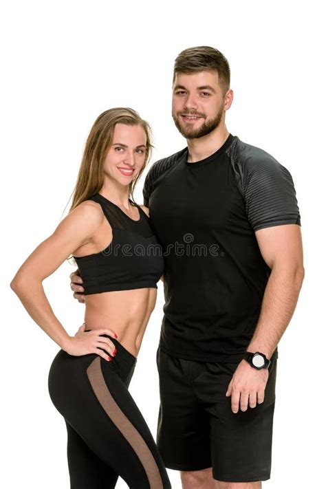 Fit Sporty Couple Stock Image Image Of Model Active 207208607