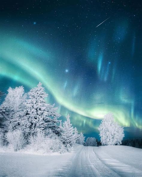Aurora Borealis The Cold Fire Of Winter Landscape Photography