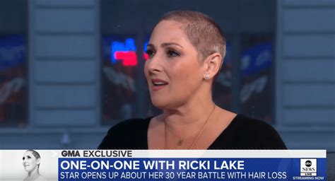 celebrity hair loss here s the buzz on why ricki lake shaved her head dru regenerative