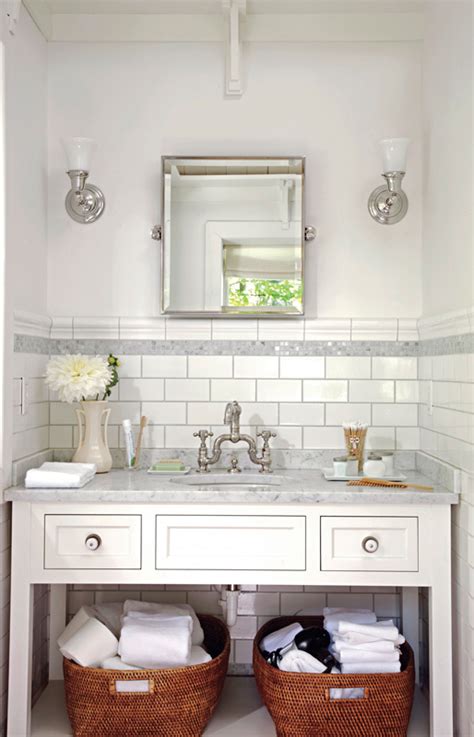 Storage Ideas For Small Bathrooms Traditional Home