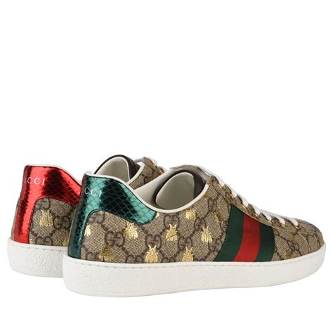 Gucci New Ace Bee Gg Trainers Men Low Trainers Flannels