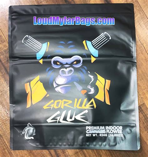 Gorilla Glue 1 Lb Bag Loud Mylar Bags