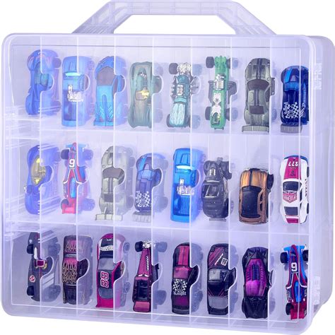 Double Sided Toy Storage Organizer Case For Hot Wheels Car Matchbox