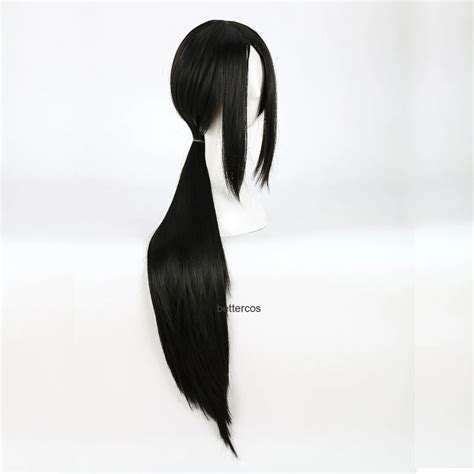 Uchiha Itachi Cosplay Wigs Long Black Heat Resistant Synthetic Hair Wig