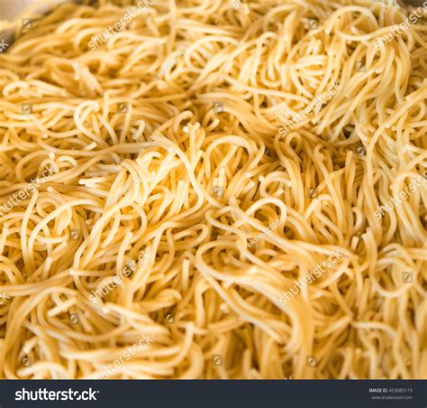 Closeup Pile Cooked Spaghetti Stock Photo Edit Now 453083119