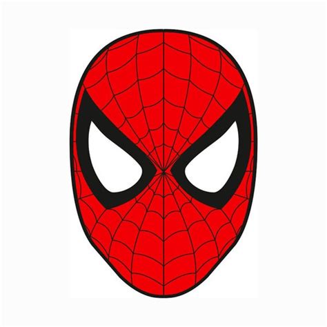 Spiderman Mask Layered SVG Dxf EPS Logo Vector File Silhouette