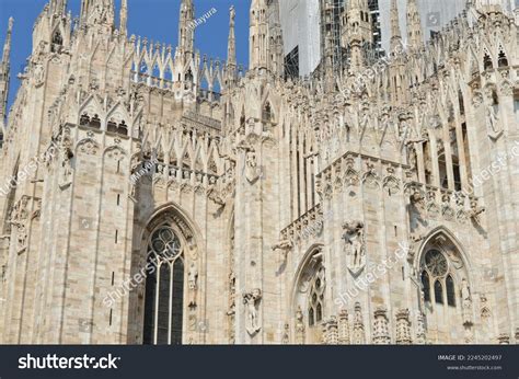 Cathedral Milan Italy Gothic Architecture Stock Photo 2245202497