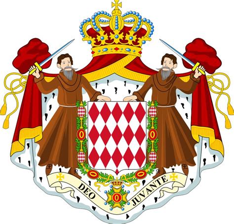 Monaco Coat Of Arms Monaco Heraldry