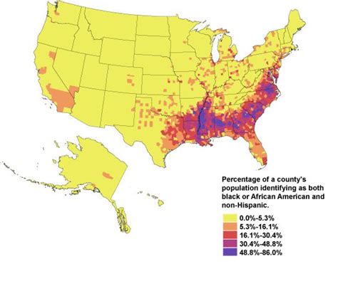 Demographic Maps African American Population African American Map