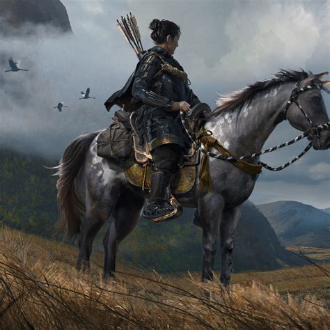 2048x2048 Resolution Ghost of Tsushima A Storm is Coming Ipad Air