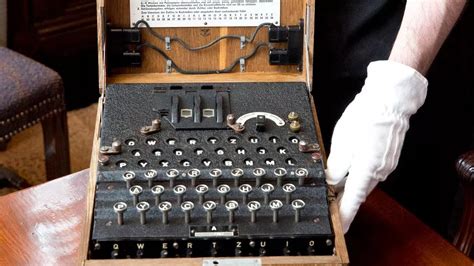 Rare Ww2 Enigma Machine Sold For £149000 At Auction Double Its
