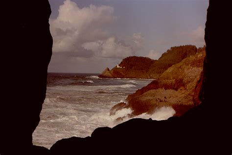 Sea lion caves is a privately owned wildlife preserve and bird sanctuary. from inside Sea Lion Caves, Oregon coast | Oregon coast ...