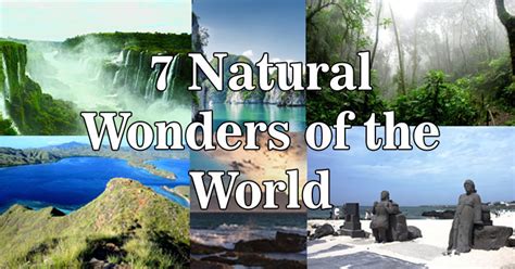 45 Fascinating Natural Wonders Of The World