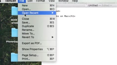Use Textedit On Mac To Edit Html Files Youtube