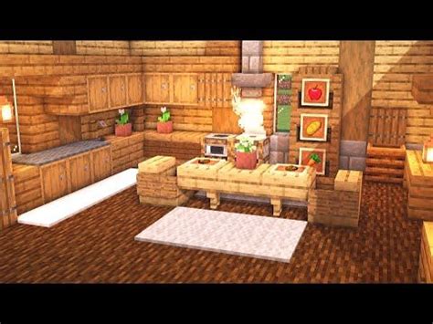 Minecraft: How to Build a Large Kitchen Design (Tutorial) - YouTube
