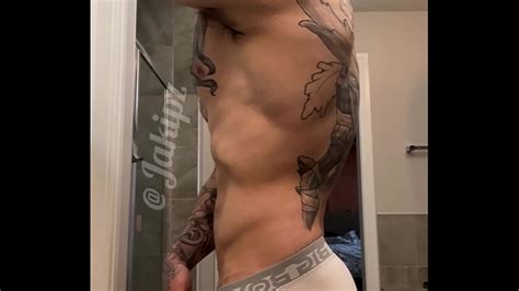 jakipz in multiple outfits playing with his huge dick before he cums for you xnxx