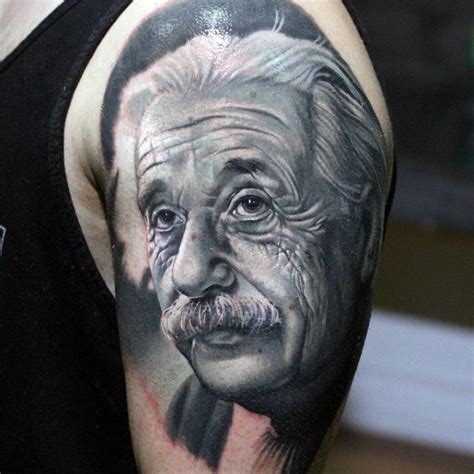 50 Albert Einstein Tattoo Designs For Men Theoretical Physicist Ink Ideas