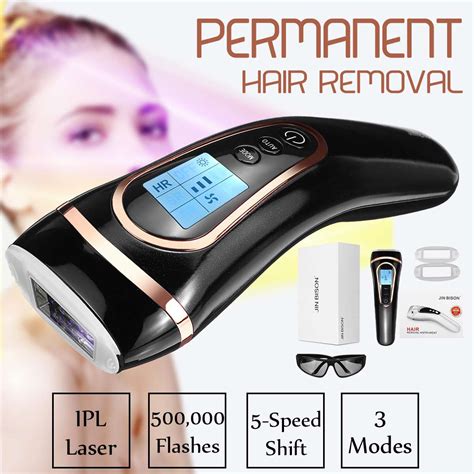 2019 5 Levels 500000 Pulsed Ipl Laser Hair Removal Device Permanent