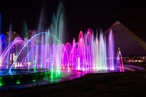 Musical Fountain Eilat Stock Photo Image Of Eilat Israel 115540728