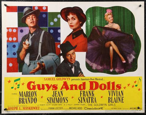 Guys And Dolls Vintage Movie Poster