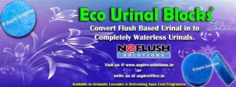 Aspire Solutions Save Potable Water By Installing Eco Urinal Blocks