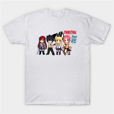 The Group Of Fairy Tail Anime Anime T Shirt Teepublic