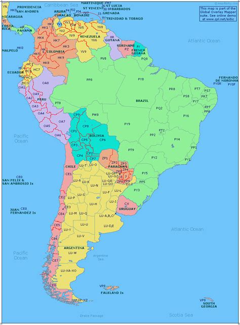 Am Rica Do Sul Mapas Geogr Ficos Da Am Rica Do Sul Enciclop Dia Global