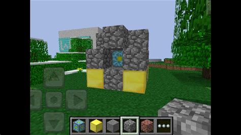 Minecraft Pe How To Build A Nether Reactor Youtube