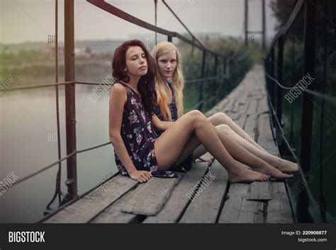 Two Beautiful Young Image And Photo Free Trial Bigstock