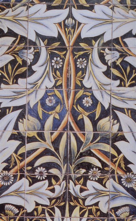 Panel Of Ceramic Tiles Designed By Morris And Produced By William De