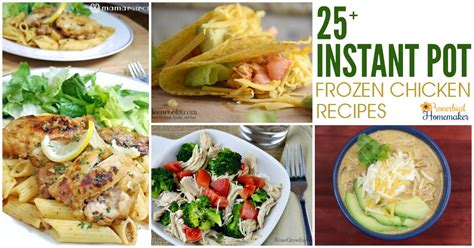 Here are 44 recipes you can make in the instant pot with frozen chicken breasts. 25+ Instant Pot Frozen Chicken Recipes - Proverbial Homemaker