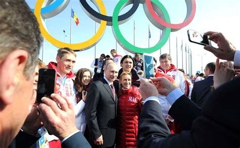 Visit To The Olympic Park President Of Russia