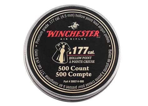 Winchester 177 Cal Pellets Hollowpoint 975 Grains
